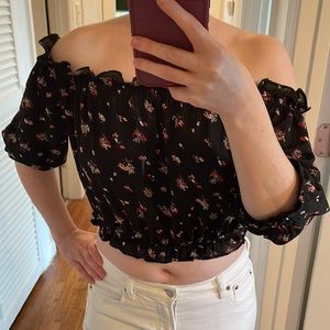 Express Floral Crop Top